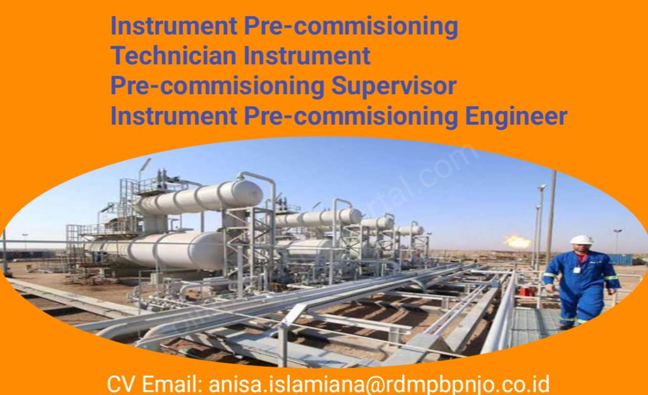 We are Urgently open vacancy for Oil and Gas  EPC Project RDMP Balikpapan JO