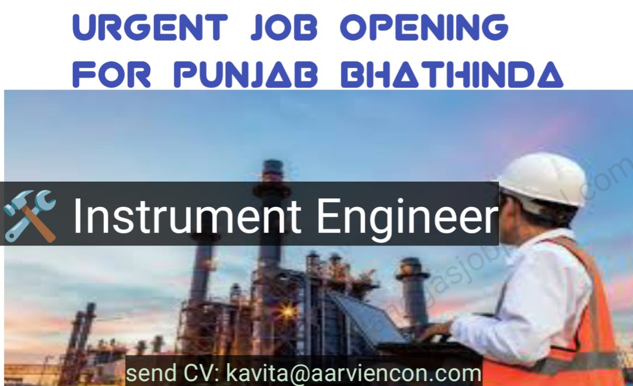 Urgent Job Opening for Punjab Bhathinda