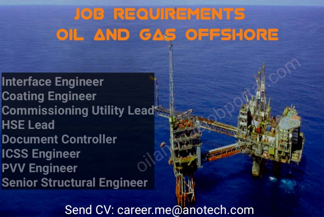 Job Requirements Oil and Gas offshore Operator 