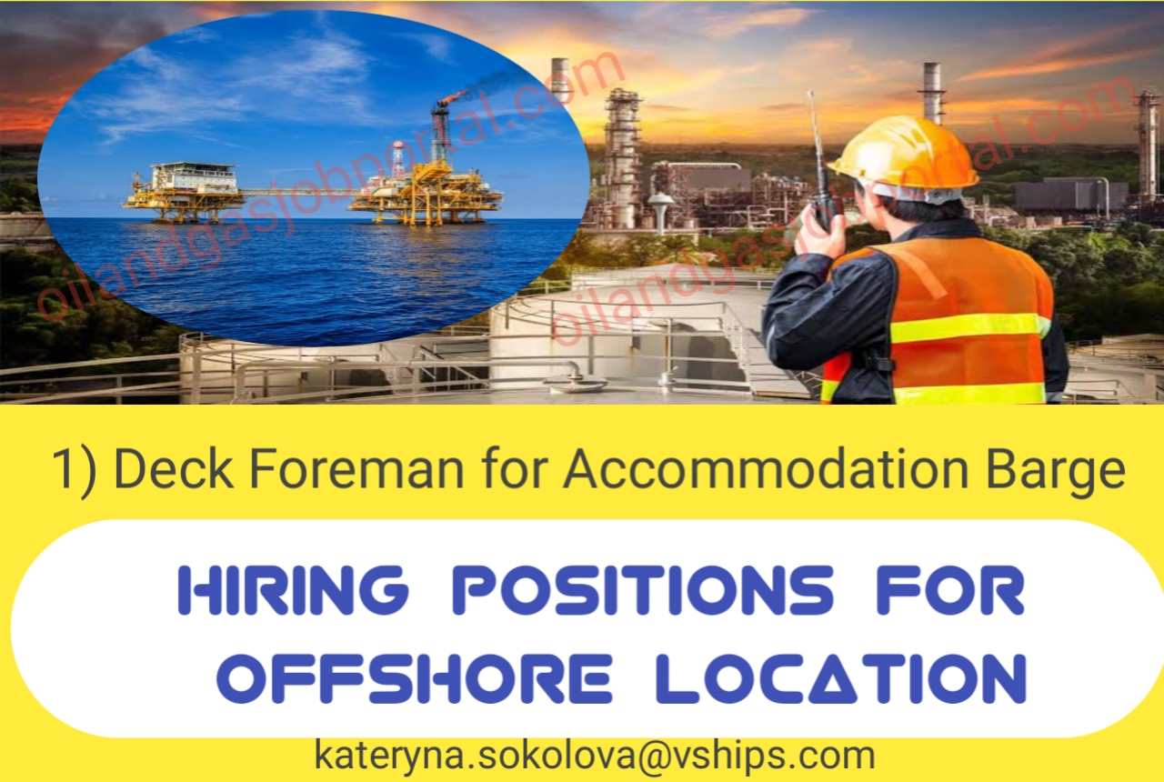 Hiring Positions for Offshore Location 