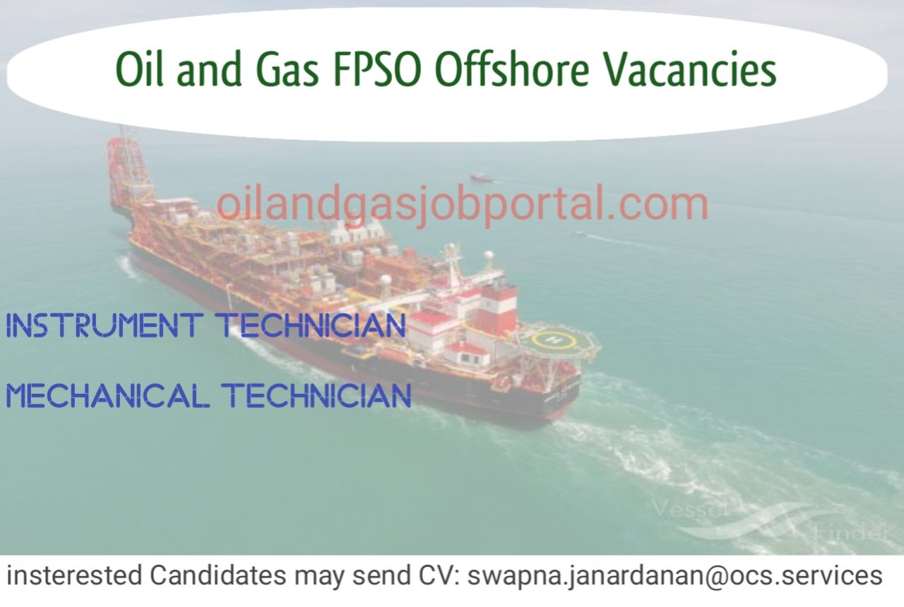Oil and Gas FPSO Offshore Vacancies 